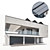 Modern House 3D Model Kit 3D model small image 1