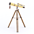 Antique Telescope Model 3D Assets 3D model small image 2