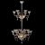 Mille Nuits Crystal Chandelier 24L 3D model small image 11