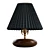 Elegant Wood Lamp Base 3D model small image 4