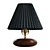 Elegant Wood Lamp Base 3D model small image 5