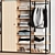 Loft Wardrobe System, Wall Module 3D model small image 2