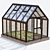 Kitchen Garden Greenhouse Set-5 3D model small image 4