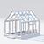 Kitchen Garden Greenhouse Set-5 3D model small image 6