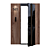 Sleek Modern Door Design 3D model small image 2