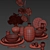 Elegant Tableware Set Rendered 3D model small image 5