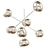 Modern Melt Large Chandelier 3D model small image 4