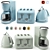 Delonghi Kitchen Appliance Bundle 3D model small image 1