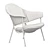 Elegant Murano Lounge Chair 3D model small image 2