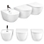 Laufen Pro Rimless Wall-Mounted Toilet 3D model small image 1