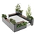 Roof Garden Furniture Set Max 3D model small image 2