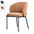 Modern Prado Dining Chair Design 3D model small image 1