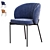 Modern Prado Dining Chair Design 3D model small image 2