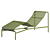 Urban Elegance: Palissade Chaise Longue 3D model small image 2