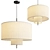 Contemporary Margin Pendant Lamp 3D model small image 1