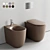 Nolita Back-to-Wall Toilet Bidet 3D model small image 1