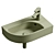 Cameo 45 Right Basin Sink 3D model small image 2