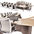 Modern Conference Set with 3D Design 3D model small image 2