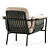  Contemporary Outdoor Armchair: Capa Lounge 3D model small image 2