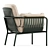  Contemporary Outdoor Armchair: Capa Lounge 3D model small image 3