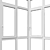 Panoramic Balcony Glazing 3D model small image 3