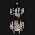 Elegant Crystal Chandelier Mille Nuits 3D model small image 2