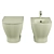 Roca Gap Wall-hung Toilet 3D model small image 2