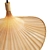 Bamboo Rattan Pendant Light 3D model small image 2