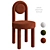 Sarah Sherman Desk Chair White 3D model small image 2