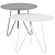 Modern Round Center Table, Ø50cm 3D model small image 2