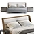 Modern Minotti Spencer Bed Model 3D model small image 4