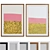 Abstract Modern Picture Frame Set 3D model small image 1