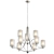 Brushed Nickel Chandelier Luminaire 3D model small image 1