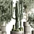 Concrete Vase Indoor Plant Collection 3D model small image 6