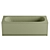 Roca Contesa 140x70 Steel Bathtub 3D model small image 2