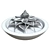 Lotus Fountain Bowl 3D Model 3D model small image 5