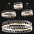 Elegant Crystal Chandelier Carola B 3D model small image 1