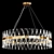 Elegant Crystal Chandelier Carola B 3D model small image 3