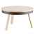 Modern Oak-BLCK CoffeeTable Storage Ø60cm 3D model small image 3