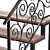 Forged DPC Step Metal Staircase 3D model small image 3