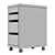 IKEA Micke Drawer Cart on Wheels 3D model small image 5