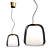 Evedal Pendant Lamp - Corona-Ready, Translucent Glass 3D model small image 1