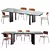 Stylish Calligaris Tower Table Set 3D model small image 1