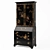 Elegant Chinoiseries Secretary by Ralph Lauren 3D model small image 1