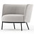 Sleek SHIFT LOW ARMCHAIR Design 3D model small image 3