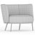 Sleek SHIFT LOW ARMCHAIR Design 3D model small image 5