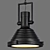 Decco A8021SP-1BK Pendant Light 3D model small image 2