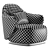 ADELE Chair 3D Model Texture 3D model small image 4