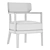 Contemporary Zoe Armchair 2015 by Corona 3D model small image 3