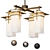 Caterham Outdoor Chandelier: Geometric Elegance 3D model small image 1